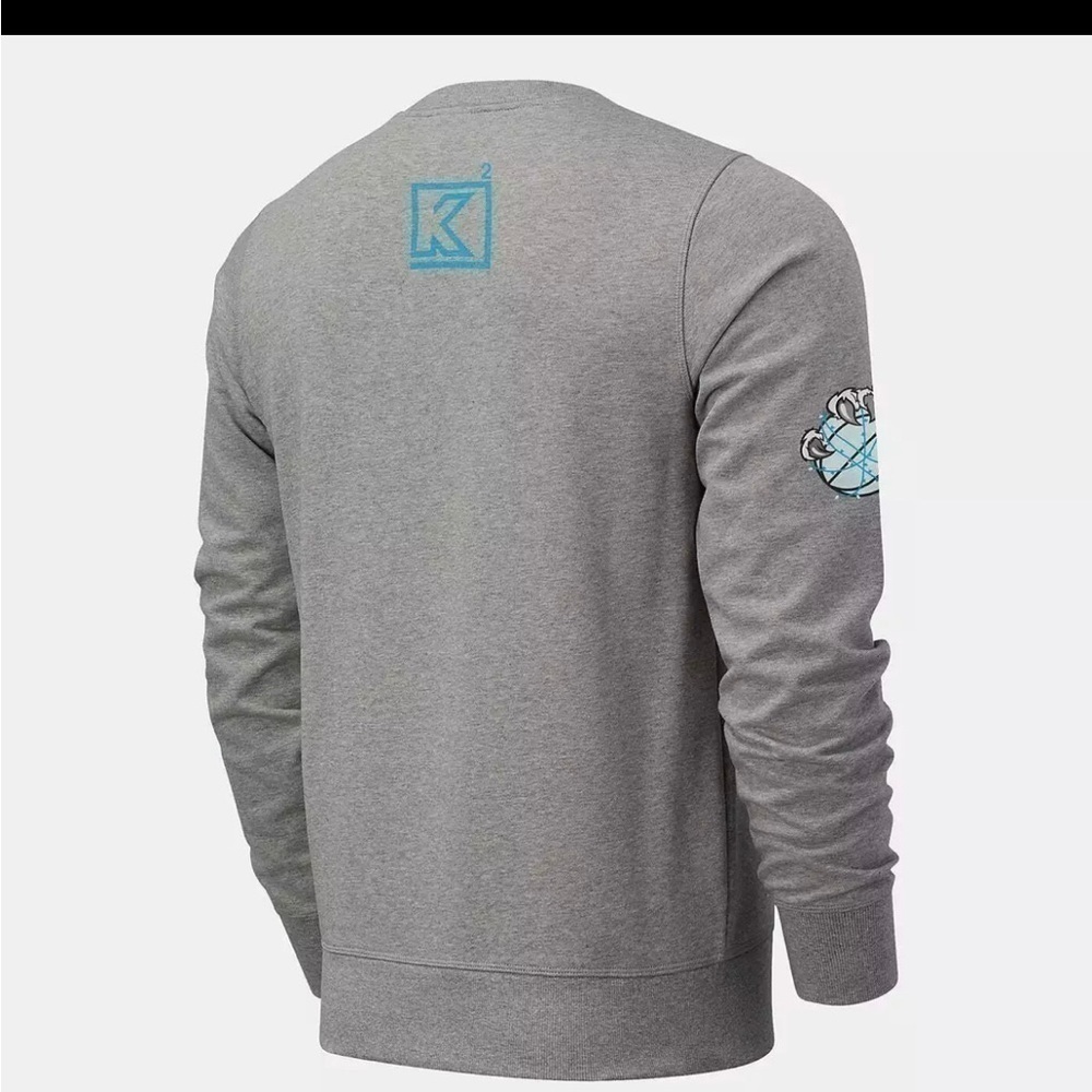 New Balance Kawhi Leonard Signature Santa Klaws Sweater Crew Neck Size L Mens - Picture 5 of 5
